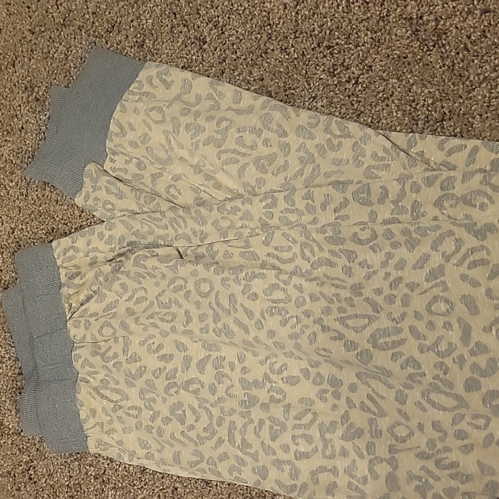 Leopard print lounge pants